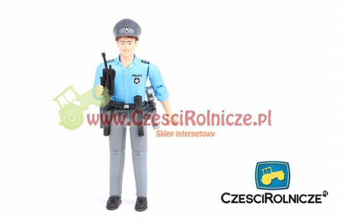 POLICJA  Figurka policjanta Bruder 60050