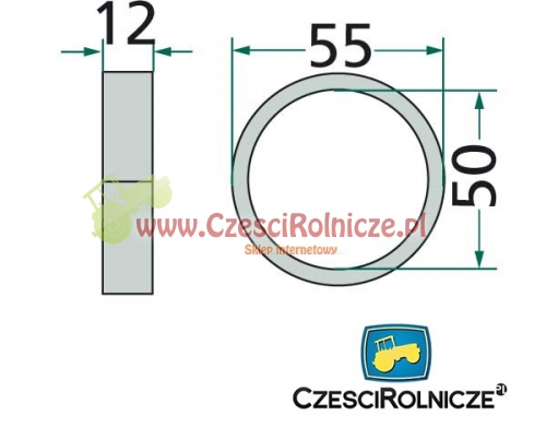 TULEJA 50*55*12 KRONE KW5,50/4*7