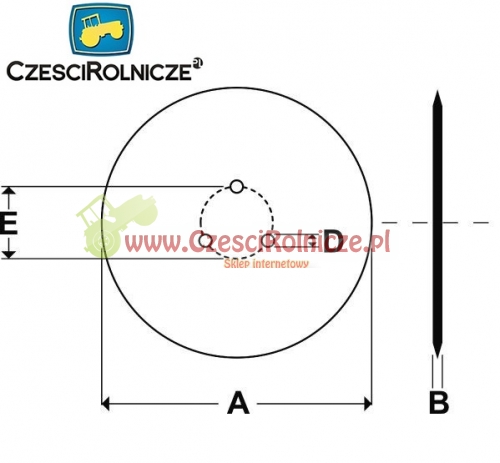 AMAZONE TARCZA REDLICY 955070 958445