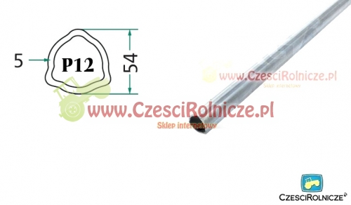RURA PROFILOWANA P12 54,0*5,0 BONDIOLI W