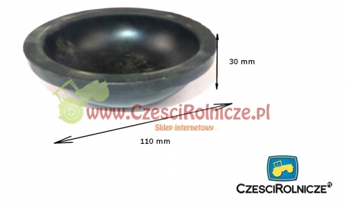 oce024 MEMBRANA FI-110X 8 WYPUKLA 