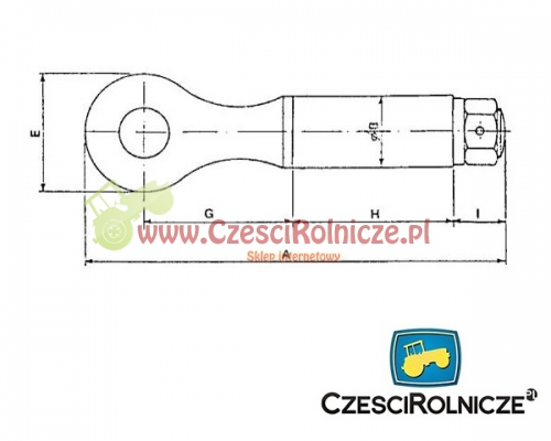 UCHO DO HOLOWANIA - ZACZEP FI-52 10T OBROTOWE