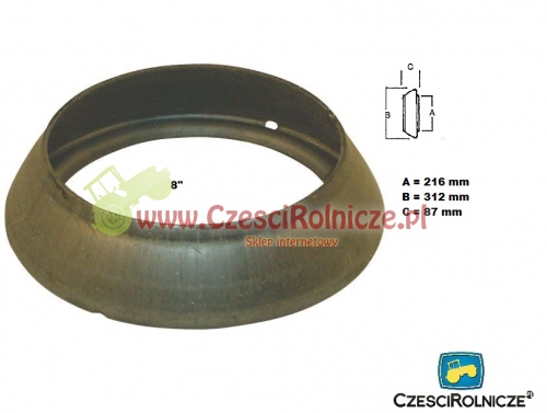 PERROT 8" ZŁĄCZKA MĘSKA DO PRZYSPAWANIA 