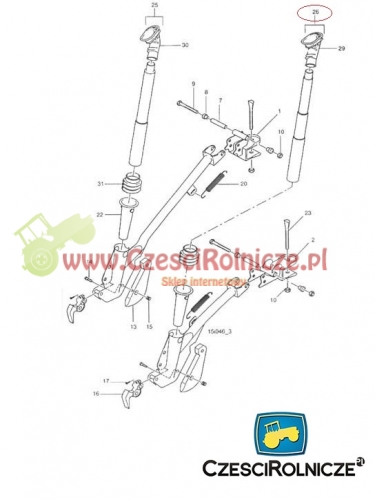 952756 AMAZONE PRZEWÓD WYSIEWAJĄCY L- 540  3-CZ
