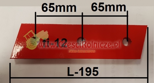 ZĄB BĘBNA ROZRZUTNIKA L-195 ŚCIĘTY HARDOX