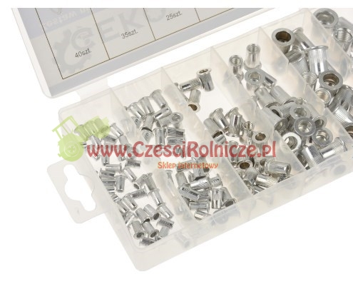 ZESTAW NITONAKRĘTEK ALUMINIOWYCH 150 szt [NI600]