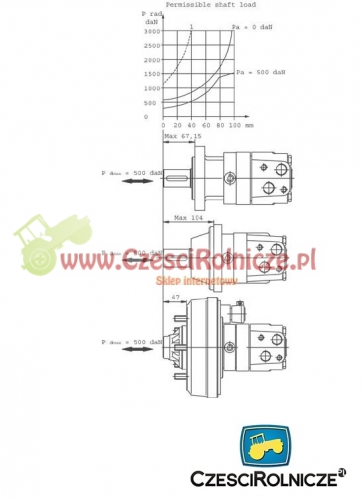 SILNIK HYD. SMR 32MM 200 CC 600 OBR/MIN 19,5KW 