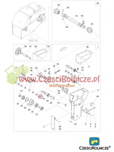 1113100 Nakrętka skrzydełkowa M10 Amazone