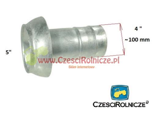 PERROT 5" ZŁĄCZE MĘSKIE - WĄŻ 4"~FI 102 MM