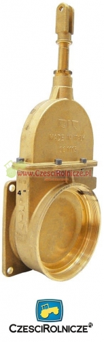 ZASUWA MOSIĘŻNA HYD. 4" RIV GWINT M114 / PŁYTA 150*150