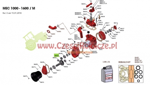 KOŁO ZĘBATE Z-22 MEC 1600