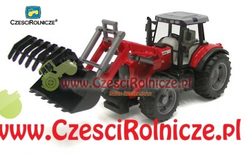 Ciągnik Massey Ferguson 7480 z ładowaczem  BRUDER 02042 