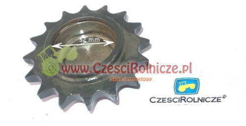 sca277012 KOŁO ŁAŃCUCH. 3/4" 12B-1 Z-16 FI 52