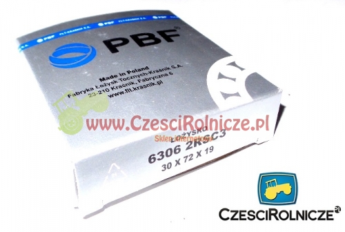 6306 2RS C3 ŁOŻYSKO PBF 