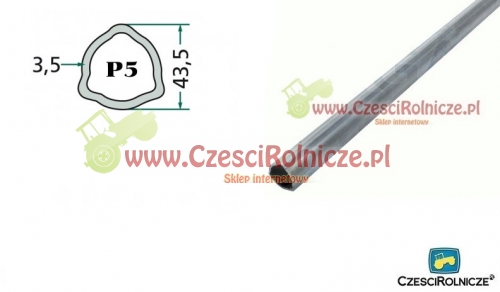 RURA PROFILOWANA P5 43,5*3,5 BONDIOLI Z