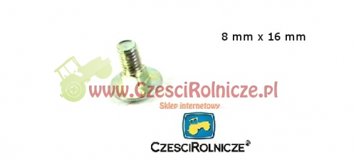 skp003 M8*16 SRUBA PODSADZANA 8.8 DO NOZA KEMPER