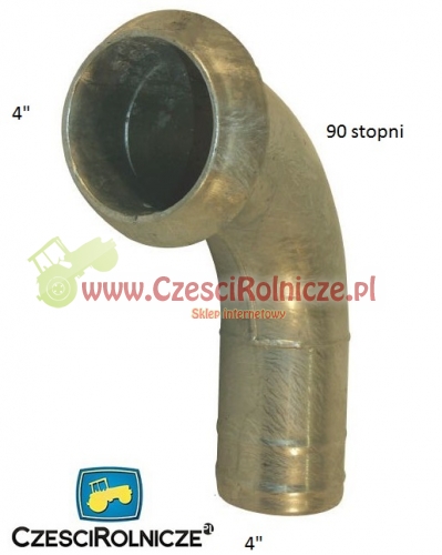 PERROT 4" ZŁĄCZE MĘSKIE - KOLANKO 90 - WĄŻ FI-102