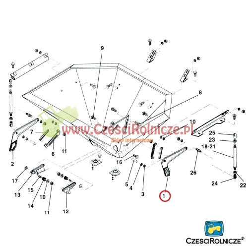 DZWIGNIA P 1414100 AMAZONE ZA-F