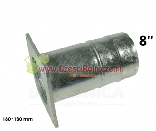 KOŁNIERZ 180x180 NA WĄŻ 8" ~200mm [BNA837]