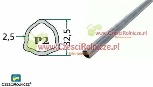RURA PROFILOWANA P2 32,5*2,6 BONDIOLI