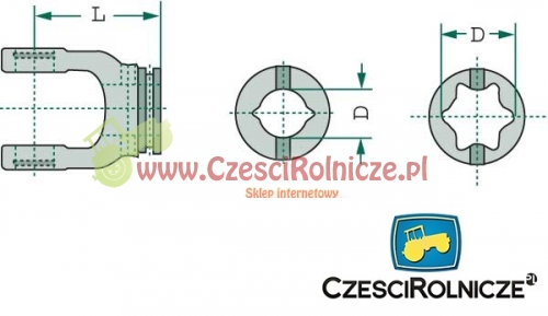 WWW0302 Walterscheid Widełki wpustowe