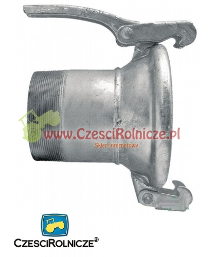 WŁOSKI 5" ZŁĄCZE ŻEŃSKIE - RURA Z GWINTEM 5"~M139 MM