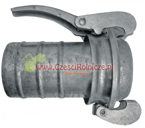 BAUER 3" ZLACZE MĘSKIE + ZAMKNIĘCIE WĄŻ 3 1/2" ~89 MM