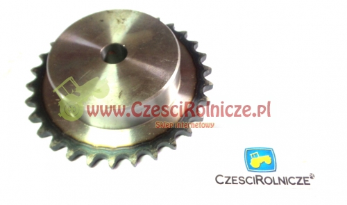 łkb030 KOŁO ŁAŃCUCH. 1/2" 08B-1 Z-30 HARTOWANE (1/2" X 5/16") 