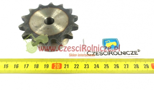 łkb014 KOŁO ŁAŃCUCHOWE 1/2" 08B-1 Z-14 HARTOWANE (1/2" X 5/16") 