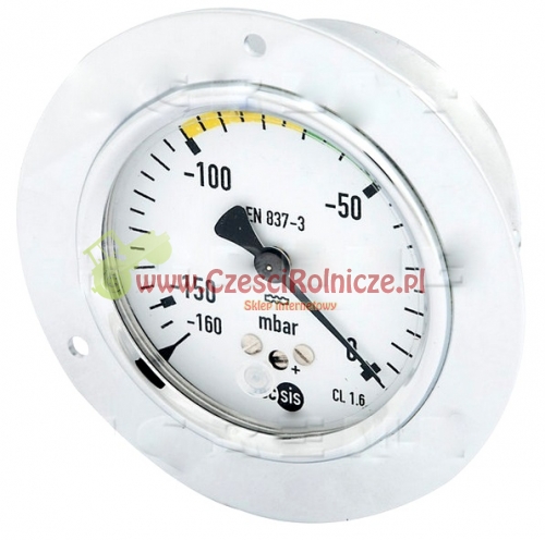 MANOMETR 63 1/4" -0,16 / 0 BAR PRZYŁACZE TYLNE DEMETER-VARIOSEM