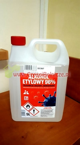 DC507 Alkohol etylowy całkowicie skażony 96% odwodniony 5 Litrów