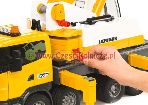 SAMOCHÓD CIĘŻAROWY-DŹWIG SCANIA LIEBHERR 03570 BRUDER