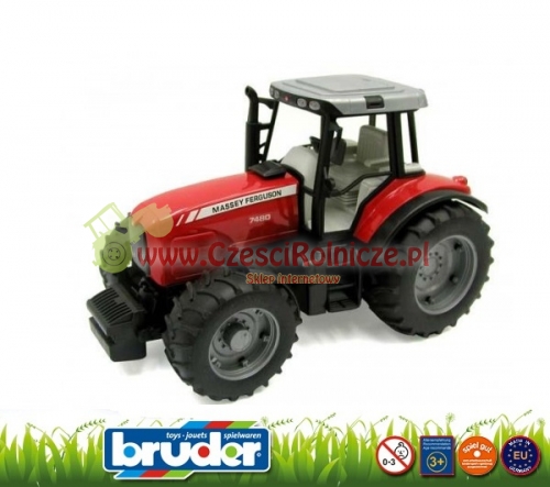 CIĄGNIK MASSEY FERGUSON 7480 BRUDER 02040