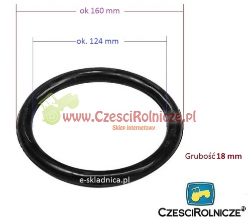 ORING 124,00*18,00 SYSTEM PERROT 4"