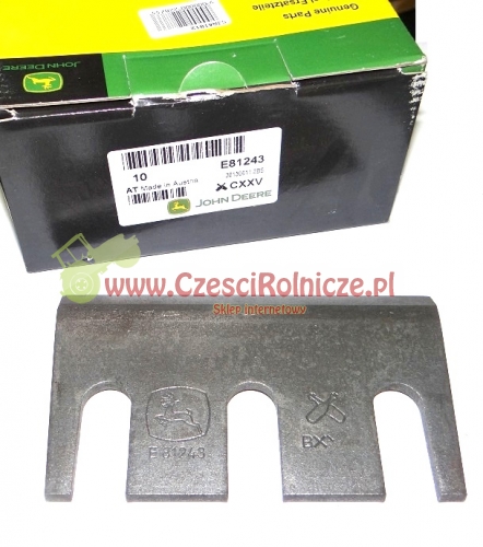 NÓŻ BĘBNA JD SERIA 5000 DO KUKURYDZY John Deere E81243
