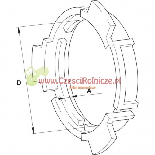 PIERŚCIEŃ ŚLIZGOWY WALTERSCHEID SD35 FI-82 