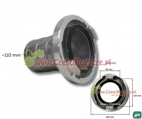 STORZ 4" ŁACZNIK WĘŻA FI-110 [BNF401-S] 