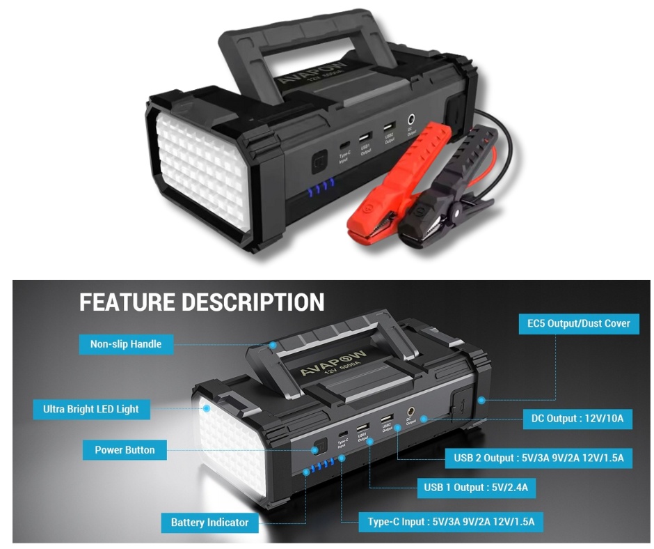 AVAPOW T8 MAX 6000A