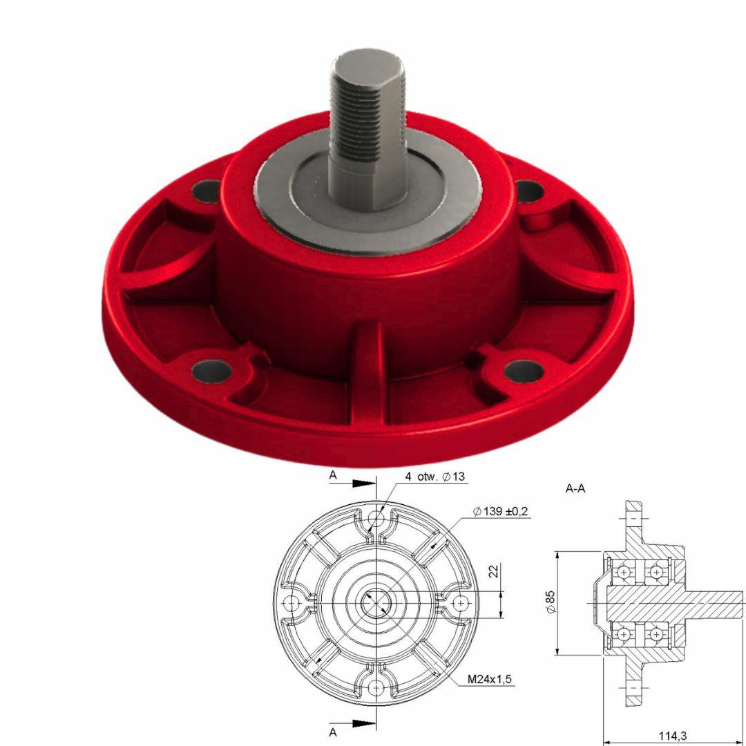 PIASTA KROJU TARCZOWEGO KOMPLETNA