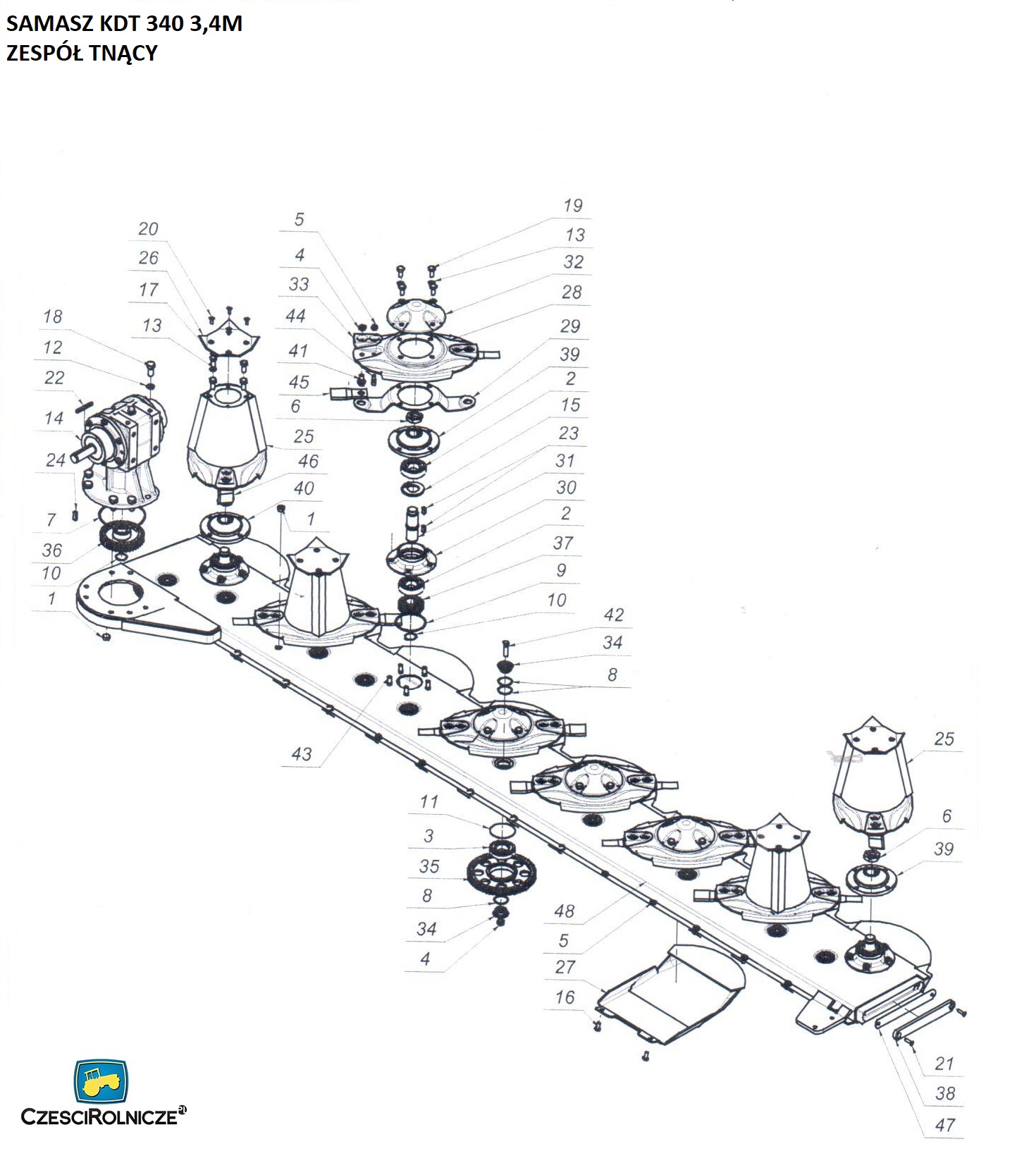 SAMASZ KDT 340 3,4M ZESPÓŁ TNĄCY
