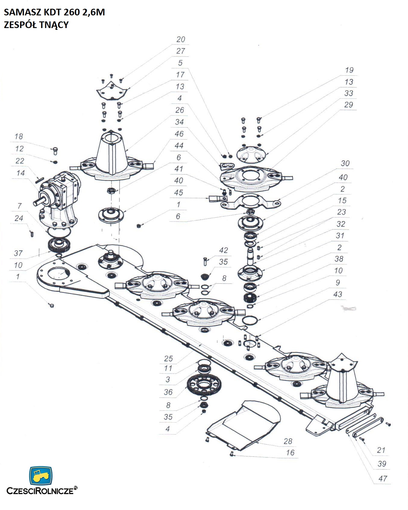 SAMASZ KDT 260 2,6M ZESPÓŁ TNĄCY