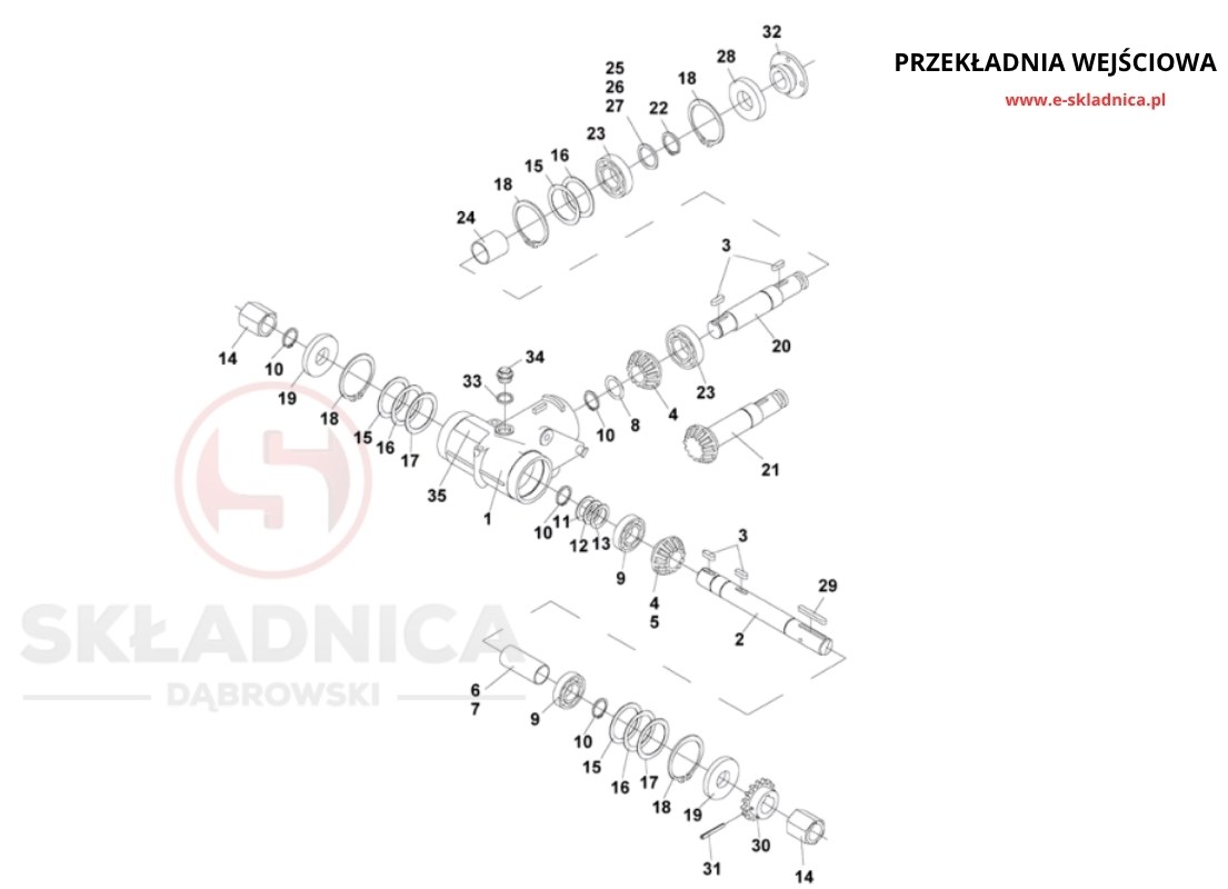 PRZEKŁADNIA WEJŚCIOWA